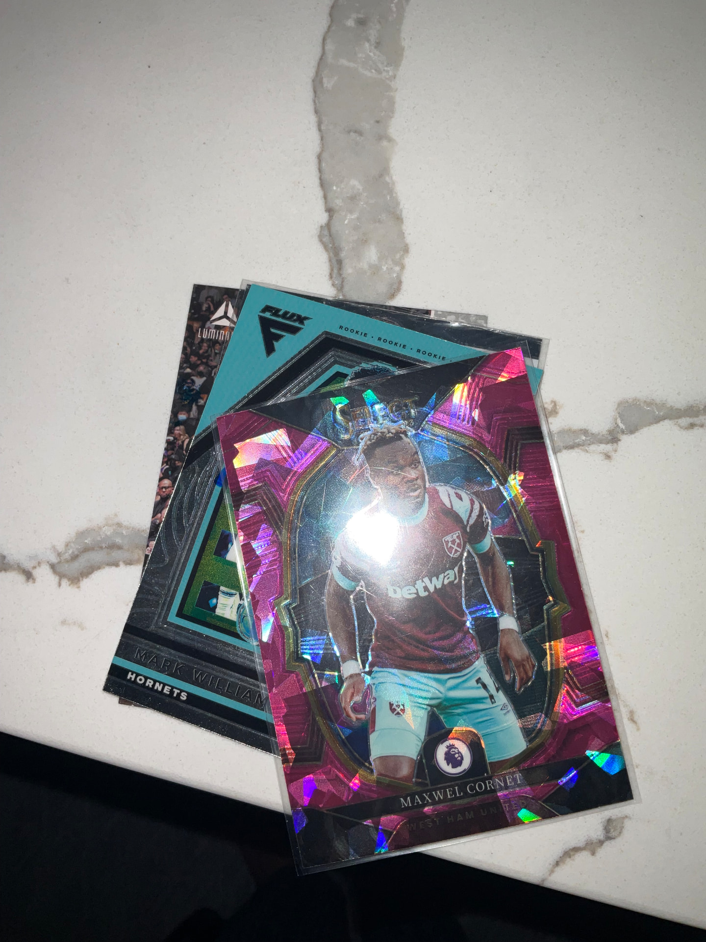 Maxwel Cornet Panini Select Pink Cracked Ice