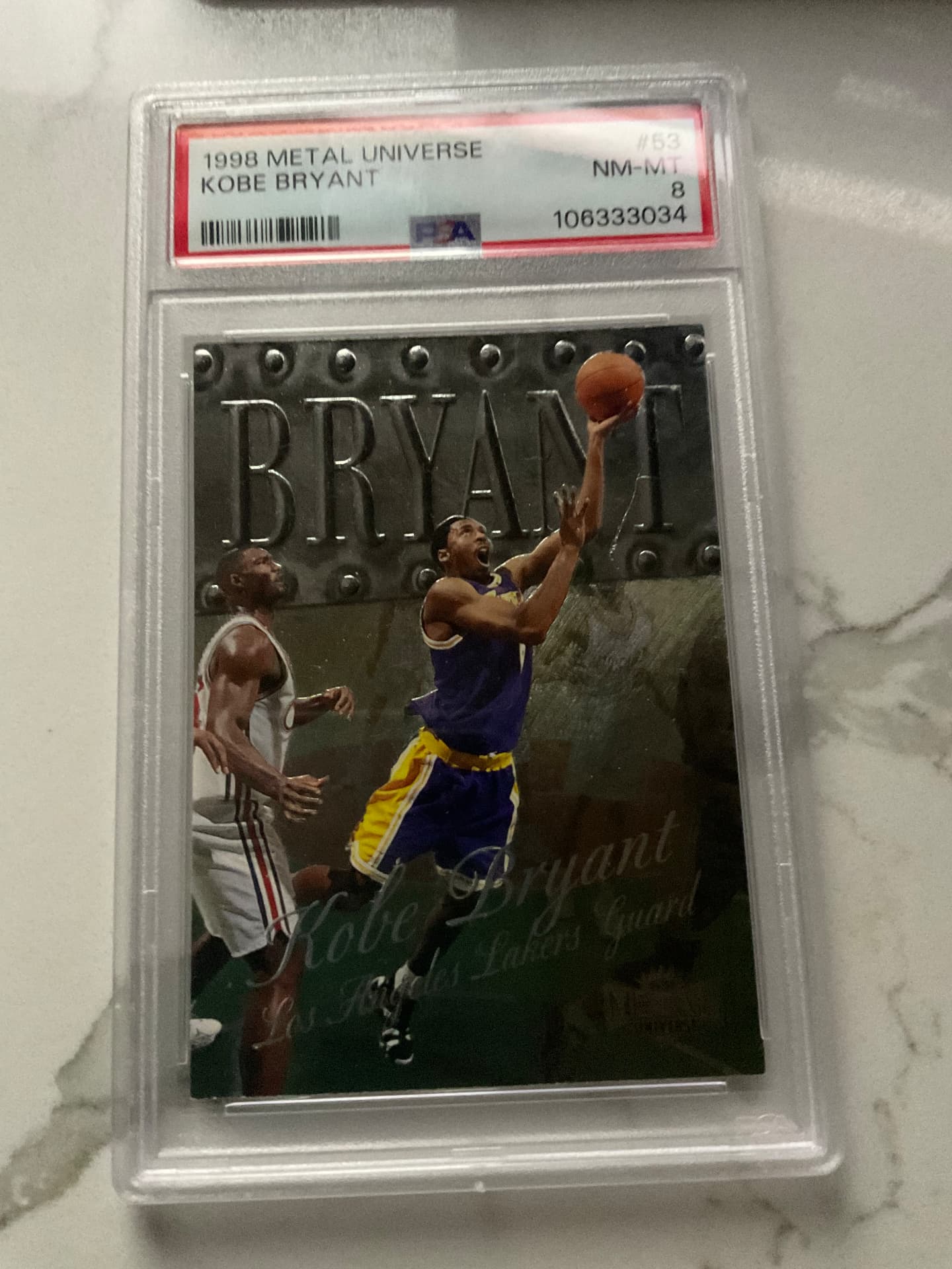 1998 Metal Universe Kobe Bryant #53