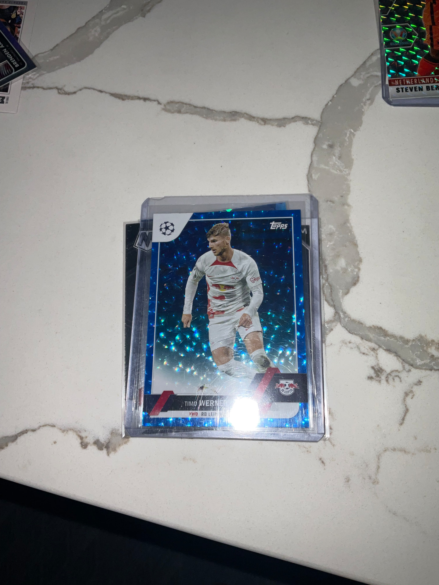 Timo Werner Topps UCL Blue Sparkle